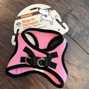 VOYAGER Step in Harness Black Trim Mesh Dog Harness xs